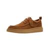 Sneaker CLARKS "Clarks Sneaker Veloursleder", Herren, Gr. 43, braun (hellbraun), Veloursleder, casual, Schuhe