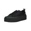 Plateausneaker BUFFALO "Buffalo Sneaker Textil", Damen, Gr. 41, schwarz, Textil, casual, Schuhe