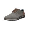 Schnürschuh BUGATTI "bugatti Businessschuhe Veloursleder", Herren, Gr. 42, grau, Veloursleder, elegant, Schuhe