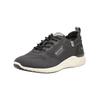 Sneaker MUSTANG SHOES "Mustang Shoes Sneaker Lederimitat", Herren, Gr. 45, grau (dunkelgrau), Lederimitat, casual, Schuhe