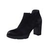 Stiefelette PAUL GREEN "Paul Green Stiefelette Nubukleder", Damen, Gr. 38,5, schwarz, Nubukleder, casual, Schuhe
