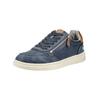 Sneaker MUSTANG SHOES "Mustang Shoes Sneaker Lederimitat", Herren, Gr. 40, blau (dunkelblau), Lederimitat, casual, Schuhe