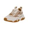 Sneaker STEVE MADDEN "STEVE MADDEN Sneaker Lederimitat/Mesh", Damen, Gr. 39, weiß (weiß, beige), Lederimitat, Textil, casual, Schuhe