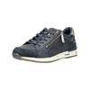 Sneaker MUSTANG SHOES "Mustang Shoes Sneaker Lederimitat", Herren, Gr. 42, blau (navy), Lederimitat, casual, Schuhe