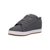 Sneaker DC SHOES "Court Graffik", Gr. 6(38), grau, weiß, 57.05% Leder, 28.2% Synthetikmaterial, 13.87% Polyester, 0.88% Textil, Schuhe