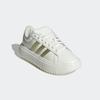 Sneaker ADIDAS SPORTSWEAR "GRAND COURT PLATFORM", Gr. 39, core weiß, gold metallic, sanftes weiß, Synthetik, sportlich, Schuhe, Design auf den Spuren des adidas Superstar