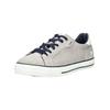 Sneaker MUSTANG SHOES "Mustang Shoes Sneaker Lederimitat", Herren, Gr. 44, grau (hellgrau), Lederimitat, casual, Schuhe