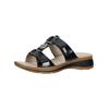 Pantolette ARA "Ara Pantoletten Glattleder", Damen, Gr. 43, schwarz, Glattleder, casual, Schuhe