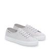 Sneaker SUPERGA "3750 LEGGERA", Gr. 42, grau silber, Textil, sportlich, Schuhe