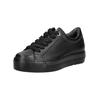 Sneaker PAUL GREEN "Paul Green Sneaker Glattleder", Damen, Gr. 40,5, schwarz, Glattleder, casual, Schuhe
