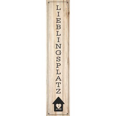 Leinwandbild BÖNNINGHOFF, schwarz (farbe bild(er): schwarz, b), B:25cm H:120cm T:1,8cm, Canvas, MDF, Bilder Image