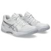Hallenschuh ASICS "GEL-TASK 4", Gr. 38, weiß (weiß, pure silber), Synthetik, sportlich, Schuhe