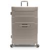 Hartschalen-Trolley HEYS "ReNew, verschiedene Größen und Farben", Gr. B/H/T: 49,8cm x 76,6cm x 30,4cm 125 l, beige (atmosphere), Kunststoff, clean, matt, casual,Basic, Koffer, Koffer Reisegepäck herausnehmbares Innenfutter Volumenerweiterung