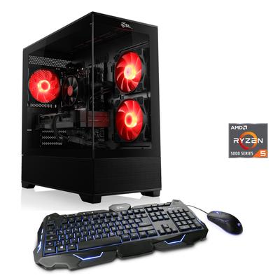 CSL Gaming-PC "AeroVision V24245", schwarz, Microsoft Windows 11 Home (64 Bit), 32 GB RAM 1000 GB SSD, Computer Image