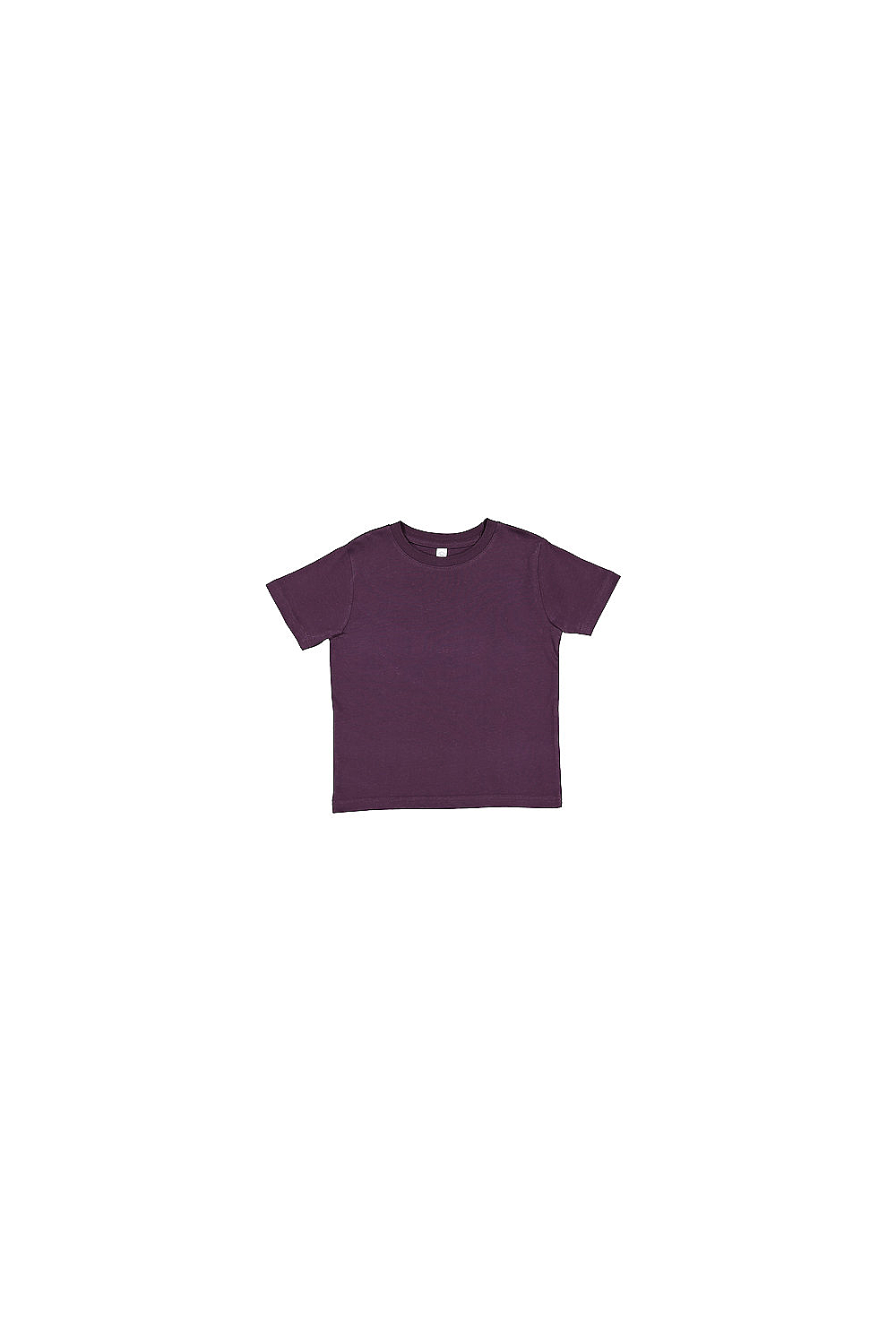 Rabbit Skins 3321 Toddler Fine Jersey T Shirt in Plum size 5/6 | Cotton LA3321, RS3321