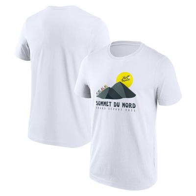 Tour de France Sommet Du Nord Grafik T-Shirt - Weiß Image