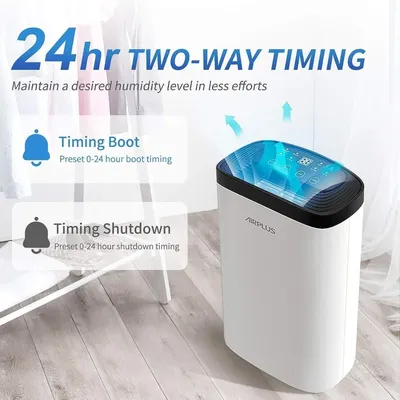 1,500 Sq. Ft Dehumidifier for Basement, 30 Pints Powerful Dehumidifier for Home, Large