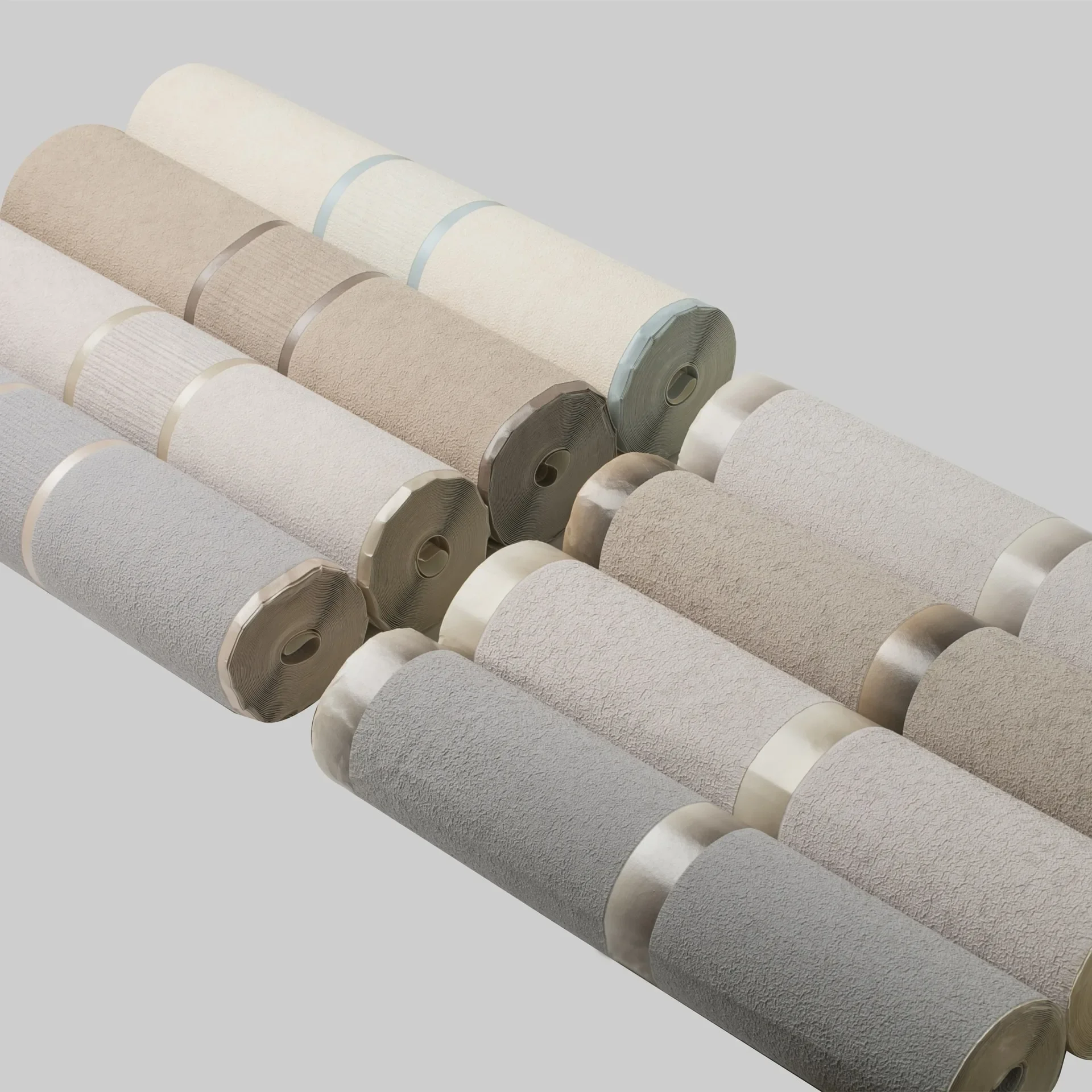 Hirschleder Samt 3D verdickte moderne Vliestapete für Schlafzimmer Wohnzimmer TV Hintergrund Wandtapete Image