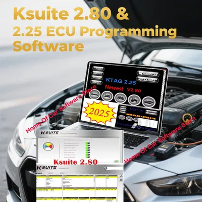 Latest 2025 KESS V2.80 Repair Software For Kess V5.017 Ksuite 2.53 2.47 Ktag V2.25 Online Version