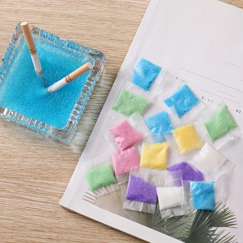 30 stücke Einweg Aschenbecher Rauch Entfernung Sand Entfernen Rauch Geruch Familie Bequem Einweg Praktische Aschenbecher Neue Image