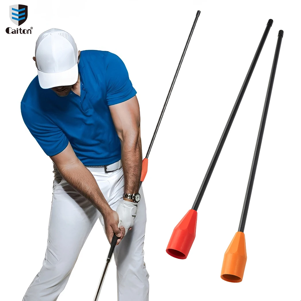 Caiton Golf Swing Trainingshilfe – Rot/Orange (optional) Verbessern Sie Ihre Schwunghaltung, ein Must-Have-Golfschwungkorrektor für Golfer Image