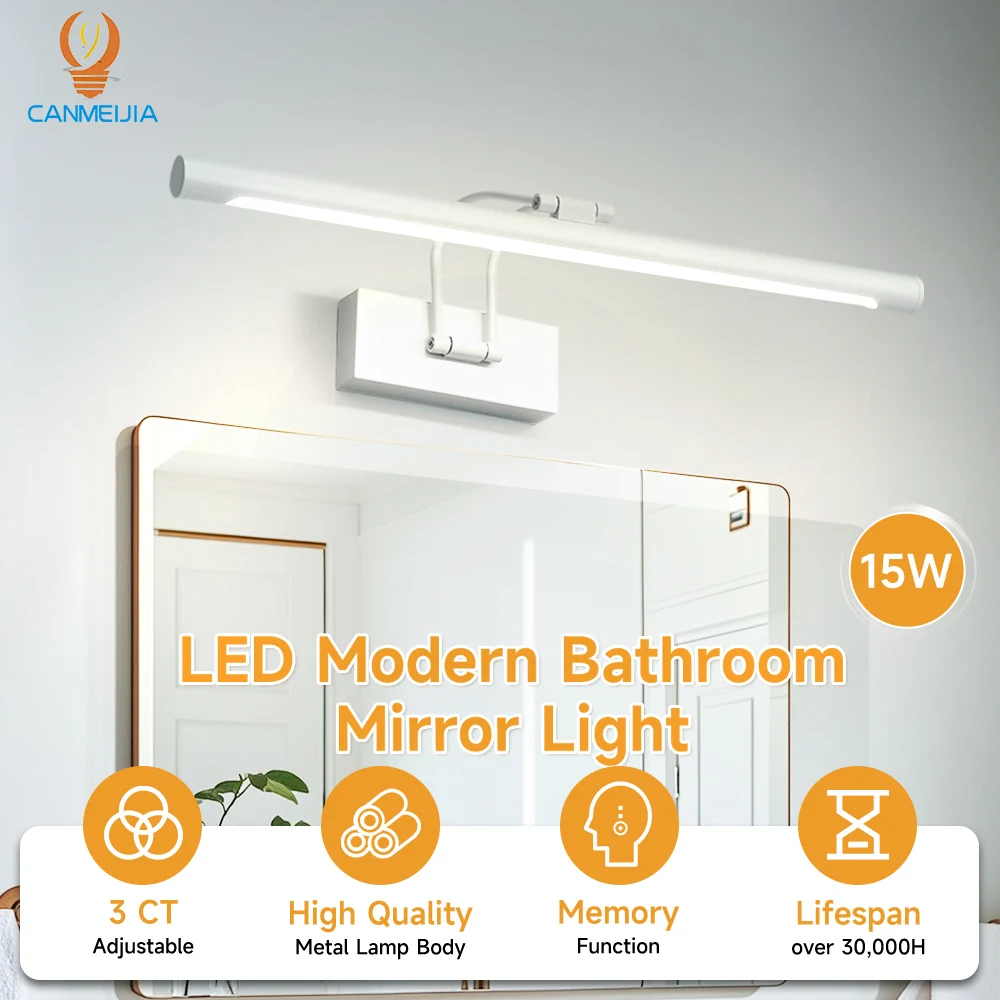 Wand Lampe Badezimmer Spiegel Licht Led Wasserdicht Für Make-up Moderne Dekoration Innen Eitelkeit Spiegel Lampe Waschbecken Beleuchtung