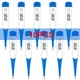 10PCS Thermometer for Adults, Soft Head Digital Oral Thermometer for Fever, Basal Thermometer with 15 Seconds Fast Reading