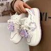 2025 neue herbst Kuromi Casual Schuhe Koreanische tropfen verschiffen echte fotos Nette student Leinwand Bord Schuhe frauen schuhe weiß wohnungen