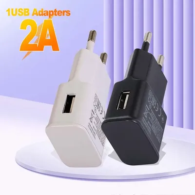 Wand-USB-Ladegerät, 1-Port, EU-Stecker, Ladegerät, Adapter, Mini-Ladegerät, Telefon-Ladegerät für iPhone 12 Pro Max, Xiaomi
