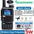 Quansheng UV-5R Plus Walkie Talkie 5W 2200mAh Tipo-C Carica Banda UHF/VHF DTMF FM Scrambler NOAA Frequenza wireless Radio bidirezionale