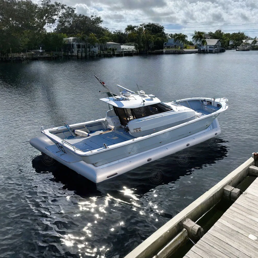 Floating Dock Jet Ski Pontoon Cubes Plattform Langlebiges Floating Dry Dock aus Kunststoff für Boot Image