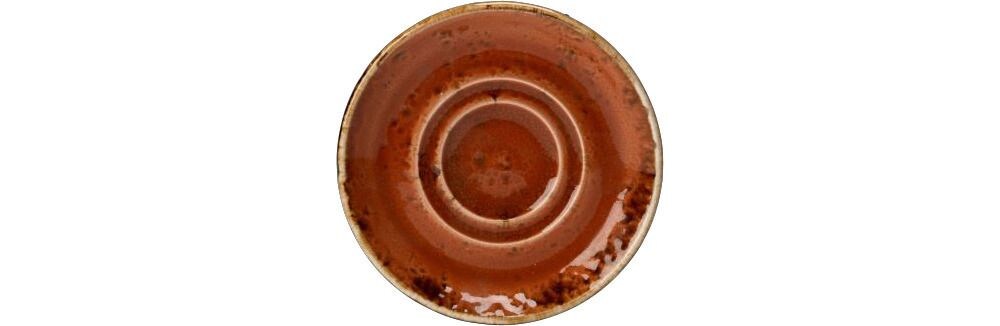 Steelite Espresso-Untertasse 118 mm terracotta - Craft Terracotta 12 er Image