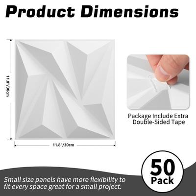 Art3d 50pcs 11.8