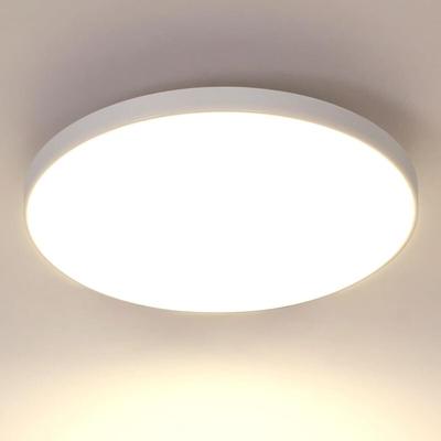 LED-Deckenleuchte 24W, Weiße Badezimmer-Deckenleuchte 2700LM 4000K, Moderne Runde Deckenlampe für Image