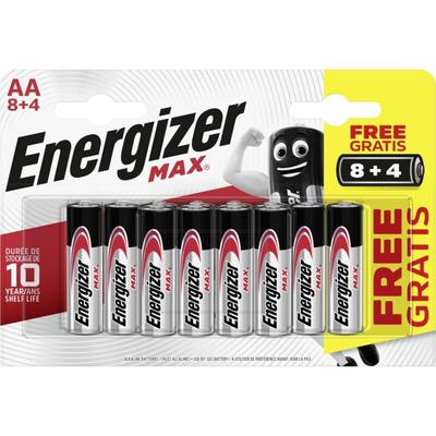 Max Alkaline Batterie Mignon aa 1,5 v 8 + 4er Pack - Energizer Image