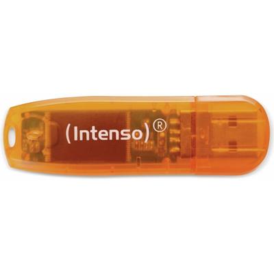 USB-Stick Rainbow Line 3502490 usb 2.0 64GB orange/transparent - Intenso Image