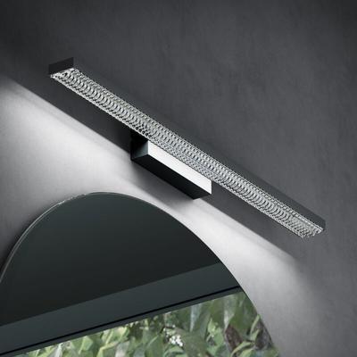 Spiegelleuchte 60cm LED Badlampe Spiegellampe, 6000K Badezimmer Lampe LED Wandleuchte Sandschwarz Image
