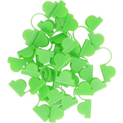 Gewächshaus-Clips, 8 mm, 100 Stück, Kunststoff, Doppelkopf-Schatten-Garten-Reifen-Clips für Image