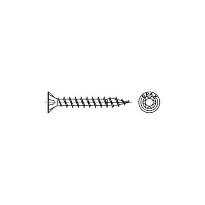 Spax - Universalschraube 5 x 45 mm Senkkopf t-star plus Vollgewinde 4CUT wirox A3J 500 Stk Image