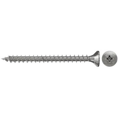 Fischer - 200x Power-Fast 5 x 30 Senkkopf nicht rostender Stahl A2 Vollgewinde Kreuzschlitz pz Image