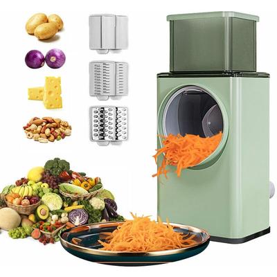 Multifunktionaler Gemüseschneider, Rotationszerkleinerer, Käsereibe, 3-in-1-Schredder, Hobel, Image