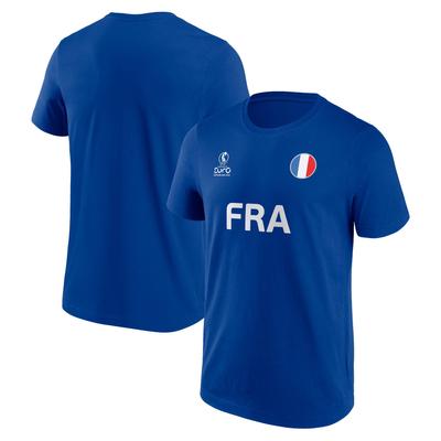 UEFA Euro 25 Frankreich Grafik T-Shirt - königsBlau - Unisex Image