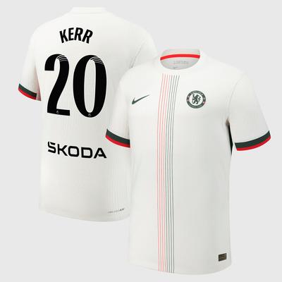 Chelsea WSL Nike Dri Fit Adv Auswärtstrikot 2025-26 mit Aufdruck Kerr 20 Image