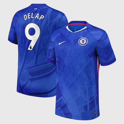 Chelsea Nike Stadion Heimtrikot 2025-26 mit Aufdruck Delap 9 Image