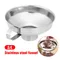 Neue Edelstahl Breite Öffnung Konserven Küche Werkzeuge Trichter Tasse Trichter Filter Lebensmittel Gurken Marmelade Trichter Küche Gadgets