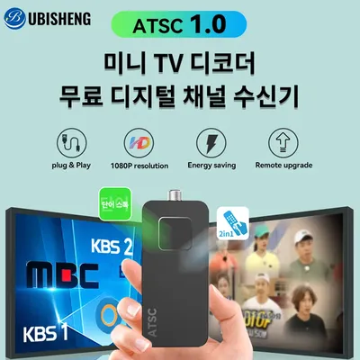 ATSC Mini Digital TV Konverter Box HD FTA ATSC Tuner USB Multimedia PVR Aufnahme EPG Versteckt hinter dem Fernseher