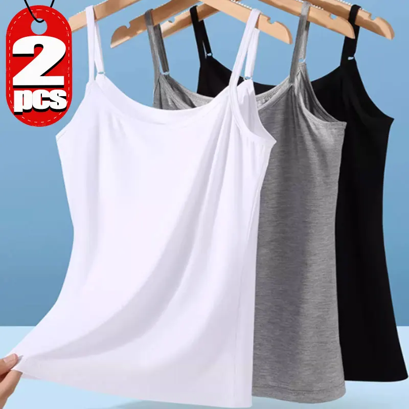 Sexy Camisoles Frauen Crop Tops Ärmelloses Shirt Bralette Tops Einfarbig Strap Dünne Weste Weibliche Abnehmen Tanks Bh Unterwäsche Image