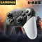 Gamepad-Controller, kabelloser Bluetooth-Wachfunktions-Joystick, 6-Achsen-Gyro-Griff, HD-Vibration für PC-Spielekonsole