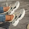 Frauen Schuhe Sommer 2025, Neue Vier Jahreszeiten Vielseitig Dünne Atmungsaktive Casual Schuhe Große
