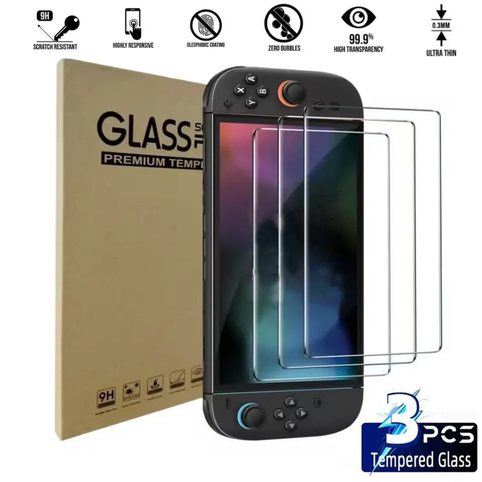Displayschutzfolie aus gehärtetem Glas für die Spielekonsole NS Switch 2, HD-klare, kratzfeste Schutzfolie für Switch 2-Zubehör Image